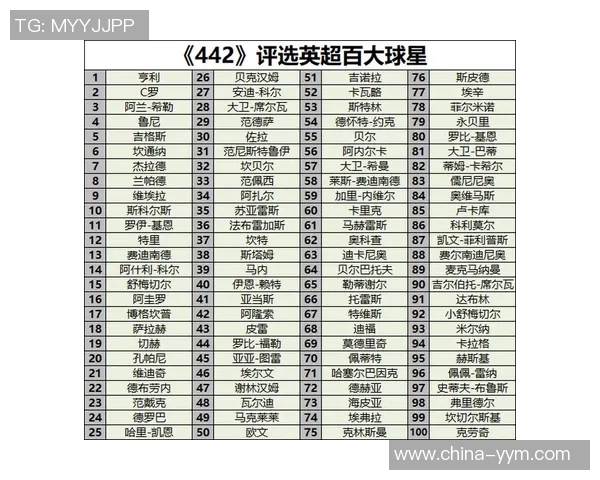 挑战足球巨星之巅顶尖球员名单解析与未来潜力展望